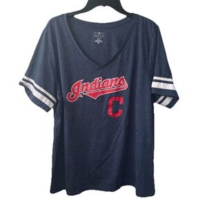Cleveland Indians Woman’s Blue T-Shirt